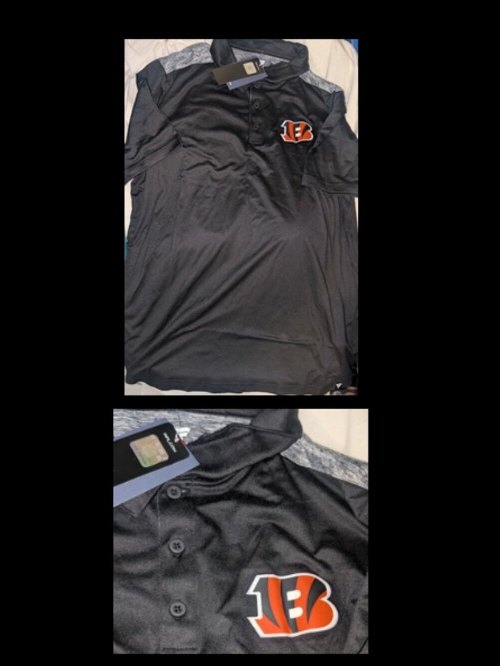 NWT Fanatics NFL Bengals Long Shot ss Mens Shirt Size XL